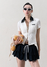 Bionic knitted heat-pressed  POLO shirt